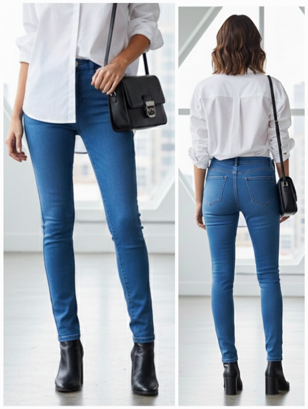 NWT Dr. Denim Jeans High Rise Sculpting Skinny Jeans Size M Modern Contemporary